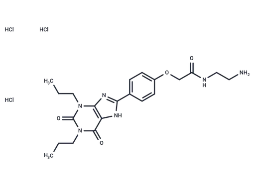 Xanthine amine congener trihydrochloride