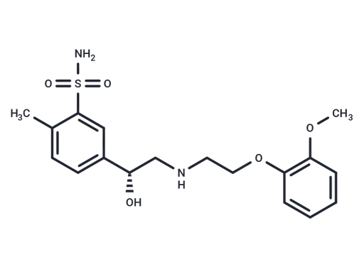 Amosulalol, (-)-