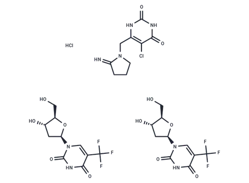 Trifluridine/tipiracil hydrochloride mixture