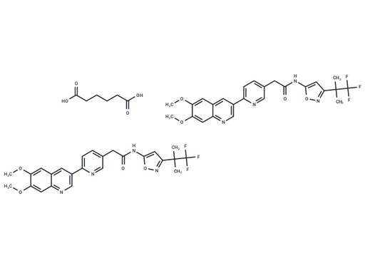 Zeteletinib hemiadipate