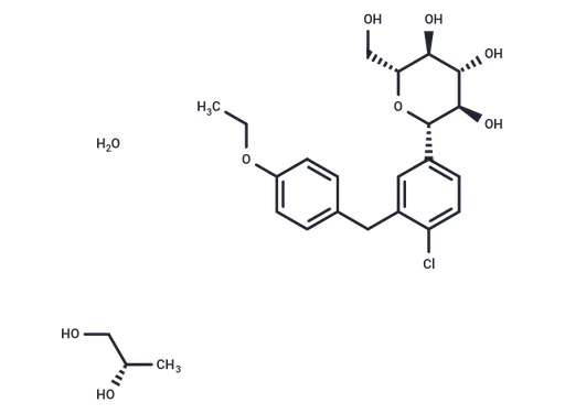 Dapagliflozin ((2S)-1,2-propanediol, hydrate)