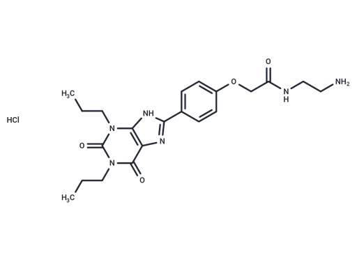 Xanthine amine congener hydrochloride