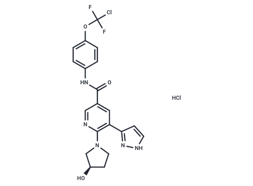 Asciminib hydrochloride
