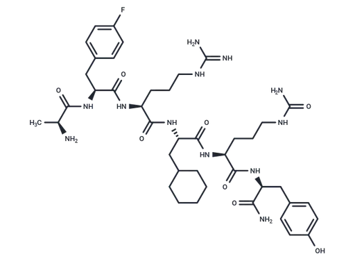 Ala-parafluoroPhe-Arg-Cha-Cit-Tyr-NH2
