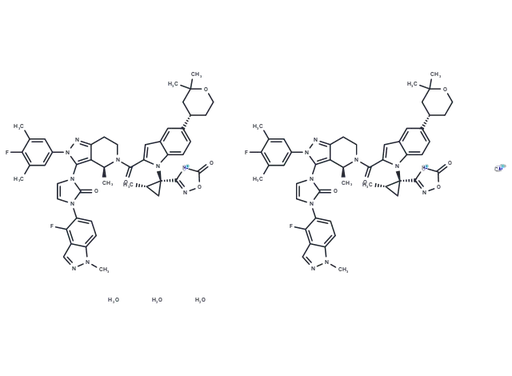 Orforglipron hemicalcium hydrate