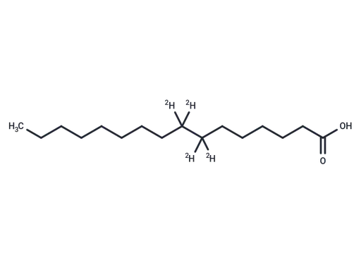 Palmitic acid-D4