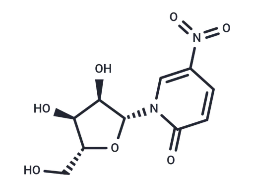 1-(b-D-Ribofuranosyl)-5-nitropyridine-2(1H)-one
