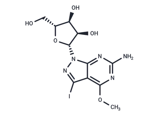 6-Amino-3-iodo-4-methoxy-1-(b-D-ribofuranosyl)-1H-pyrazolo[3,4-d]pyrimidine
