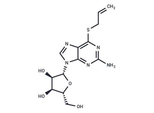 2-Amino-6-allylthio-9-(β-D-ribofuranosyl)-9H-purine