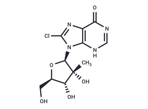 8-Chloro-2'-β-C-methyl   inosine