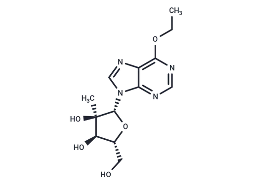 6-Ethoxy-9-β-D-(2-C-methyl-ribofuranosyl)purine