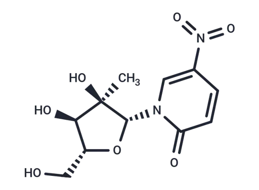 1-(2-C-b-Methyl-b-D-ribofuranosyl)-5-nitropyridine-2(1H)-one