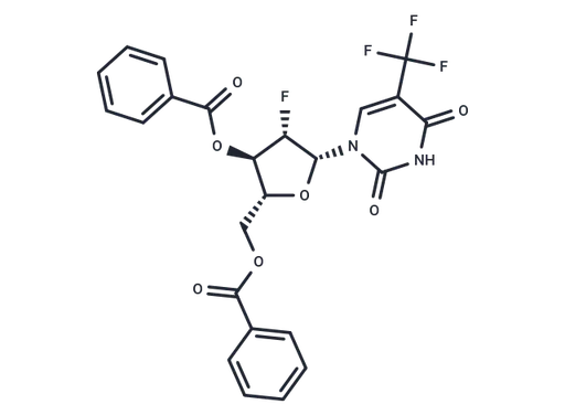 3',5'-Di-O-benzoyl-2'-deoxy-2'-fluoro-5-trifluoromethyl-arabinouridine
