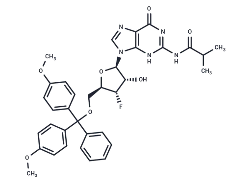 N2-iso-Butyroyl-5'-O-DMT-3'-deoxy-3'-fluoroguanosine