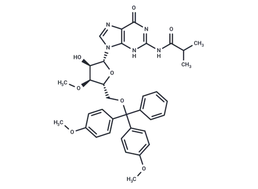 N2-iso-Butyroyl-5'-O-(4,4'-dimethoxytrityl)-3'-O-Methyl   guanosine