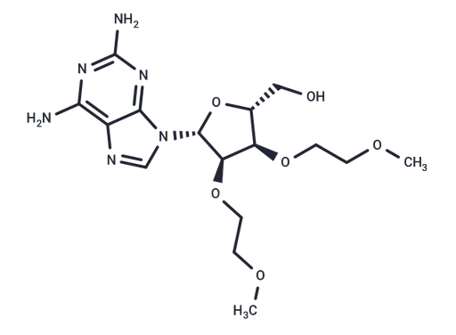 2-Amino-2',3'-bis-O-(2-methoxyethyl)   adenosine