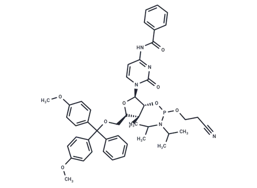 N4-Bz-5'-O-DMTr-3'-deoxy-3'-fluoro-β-D-xylofuranosyl cytidine-2'-CED-phosphoramidite