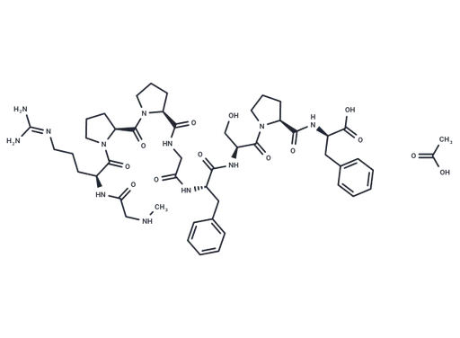Sar-[D-Phe8]-des-Arg9-Bradykinin acetate