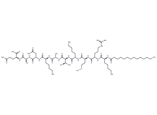 Pep2m, myristoylated