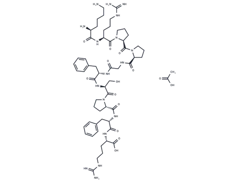 Lys-Bradykinin acetate(342-10-9 free base)