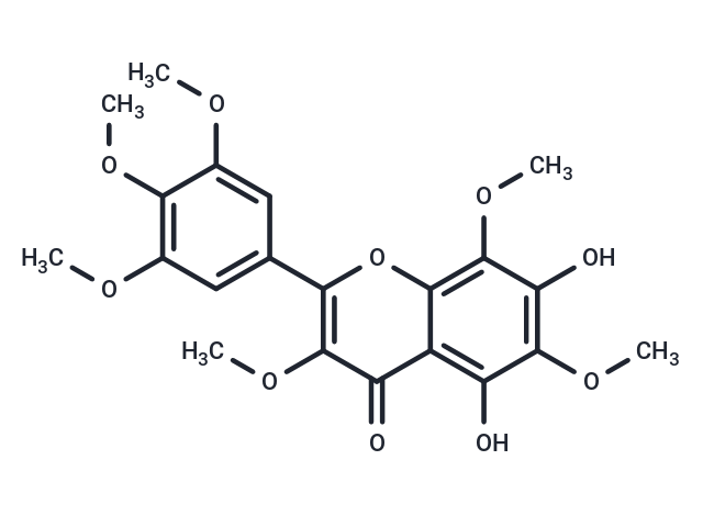 5,7-Dihydroxy 3,3',4',5',6,8-hexamethoxyflavone