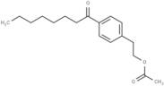 1-Octanone,1-[4-[2-(acetyloxy)ethyl]phenyl]