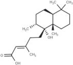 9-Hydroxy-13E-labden-15-oic acid