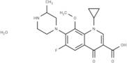 Gatifloxacin sesquihydrate