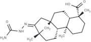 16-[(aminocarbonyl)hydrazono]stachan-18-oic acid