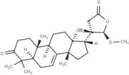 3-Oxo-21α-methoxy-24,25,26,27-tetranortirucall-7-ene-23(21)-lactone