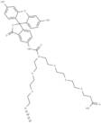 N-(Azido-PEG2)-N-Fluorescein-PEG3-acid