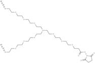 N-(NHS-PEG3)-N-bis(PEG3-azide)