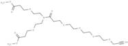 N-(Propargyl-PEG4-carbonyl)-N-bis(PEG1-methyl ester)