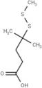 4-Methyl-4-(methyldisulfanyl)pentanoic acid