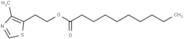 2-(4-methyl-1,3-thiazol-5-yl)ethyl decanoate