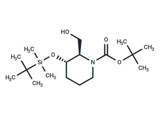 (2R,3S)-Boc-3-TBSO-2-hydroxymethyl-piperidine