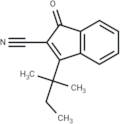 1H-Indene-2-carbonitrile, 3-(1,1-dimethylpropyl)-1-oxo-