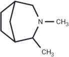 3-Azabicyclo(3.2.1)octane, N,2-dimethyl-