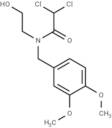 Acetamide, 2,2-dichloro-N-(2-hydroxyethyl)-N-veratryl-