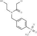 Acetamide, 2-chloro-N-(2-hydroxyethyl)-N-(p-(methylsulfonyl)benzyl)-