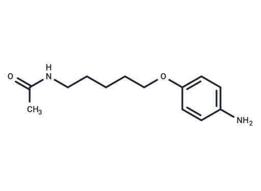 Acetamide, N-(5-(p-aminophenoxy)pentyl)-
