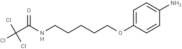 Acetamide, N-(5-(p-aminophenoxy)pentyl)-2,2,2-trichloro-