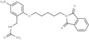 Acetamide, N-(5-amino-2-((5-phthalimidopentyl)oxy)benzyl)-