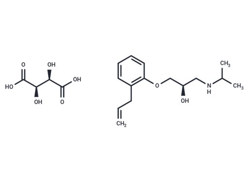Alprenolol tartrate, (R)-