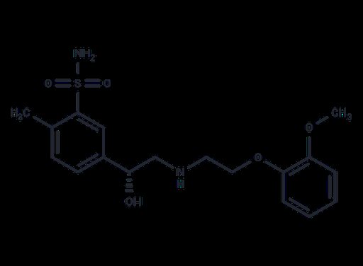 Amosulalol, (-)-