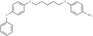 Aniline, p-(5-(p-phenoxyphenoxy)pentyloxy)-