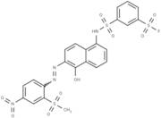 Benzenesulfonyl fluoride, 3-(((5-hydroxy-6-(2-(2-(methylsulfonyl)-4-nitrophenyl)diazenyl)-1-naphth…