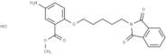 Benzoic acid, 5-amino-2-((5-(1,3-dioxoisoindolin-2-yl)pentyl)oxy)-, methyl ester, hydrochloride