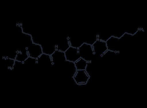 Butyloxycarbonyl-lysinyl-tryptophyl-glycyl-lysine