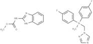 Carbendazim mixture with flusilazole